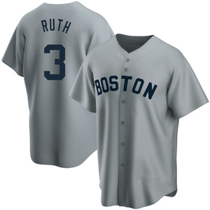 Babe Ruth Boston Red Sox Throwback Road Jersey – Best Sports Jerseys