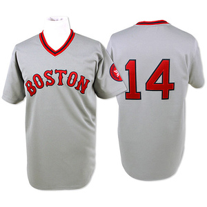 RICH GEDMAN Boston Red Sox 1987 Majestic Cooperstown Throwback Away Jersey  - Custom Throwback Jerseys