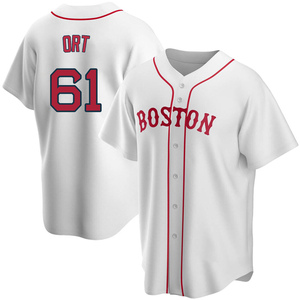 Kaleb Ort Boston Red Sox Men's Scarlet Roster Name & Number T-Shirt 