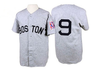 Boston Red Sox #9 Ted Williams 1939 Cream Throwabck Jersey on sale