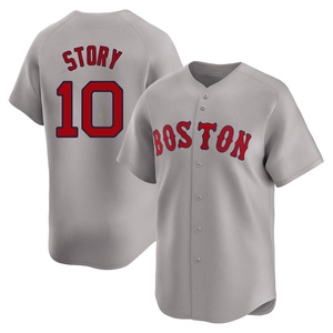 Men's Boston Red Sox Trevor Story Limited Gray Away Jersey