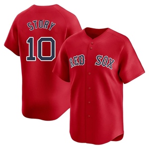 Men's Boston Red Sox Trevor Story Limited Red Alternate Jersey