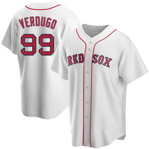 Alex Verdugo Boston Red Sox Youth Scarlet Roster Name & Number T-Shirt 