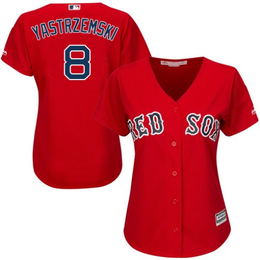 Women's Majestic Boston Red Sox Carl Yastrzemski Authentic ...